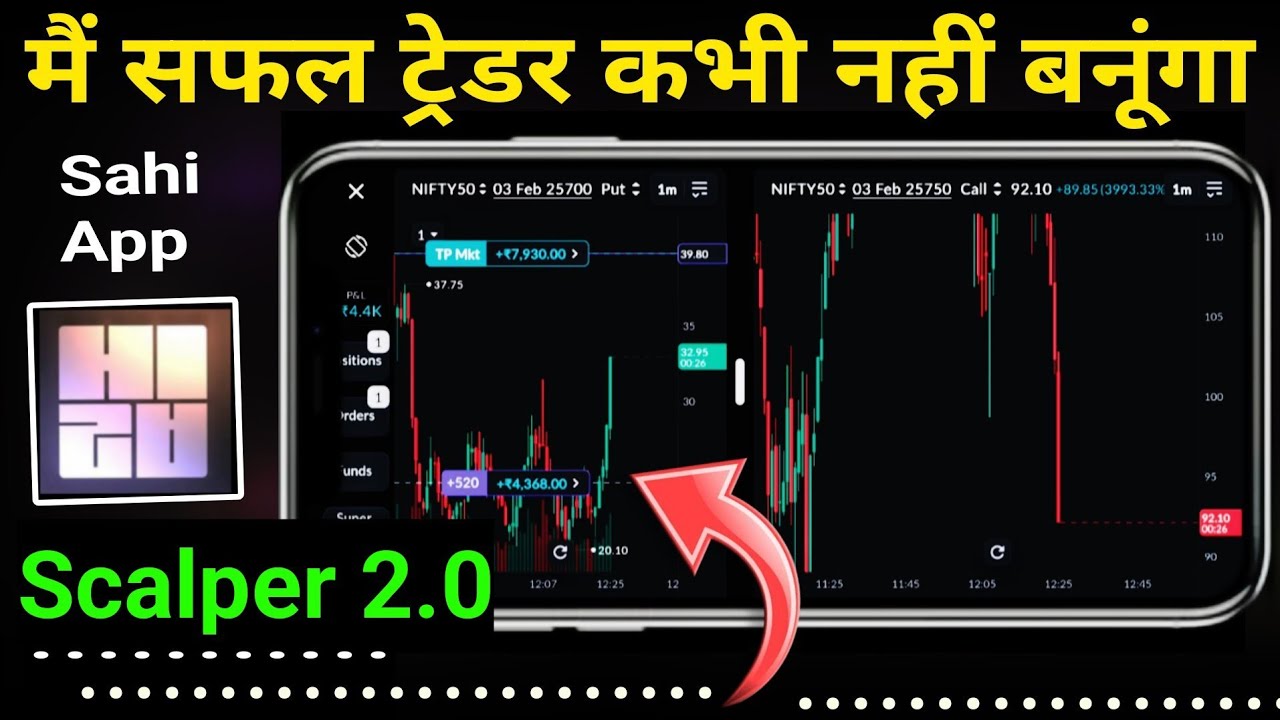 Sahi App Option Scalper 2.0 , Live Trading | सफल Trader नहीं बन पाऊंगा , कारण ! Options Trading |