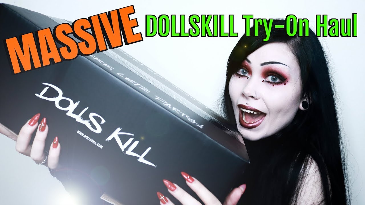 MASSIVE DollsKill Unboxing! || TRY-ON & REVIEW - ReeRee Phillips