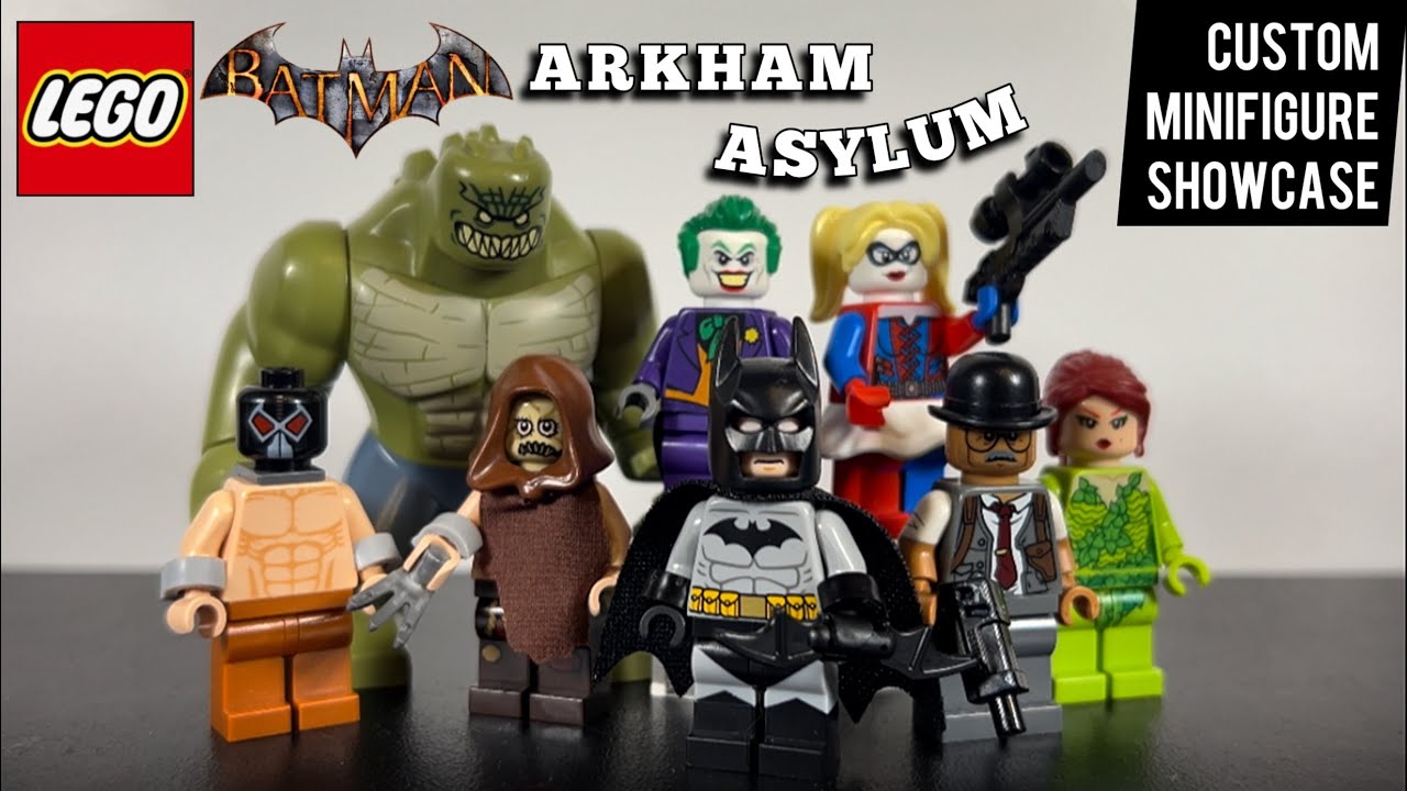 LEGO BATMAN: ARKHAM ASYLUM — витрина пользовательских минифигурок