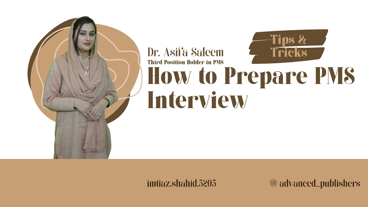 How to Prepare for PMS Interview | Tips & Tricks | Toper of PMS | 3rd Position in PMS 2023 🧑🏻‍🎓