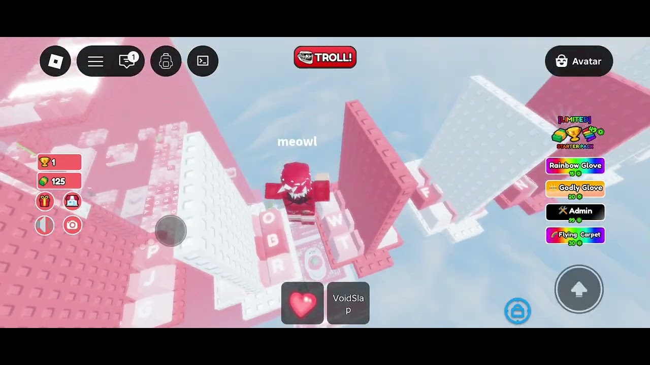 Playing a obby asmr tower