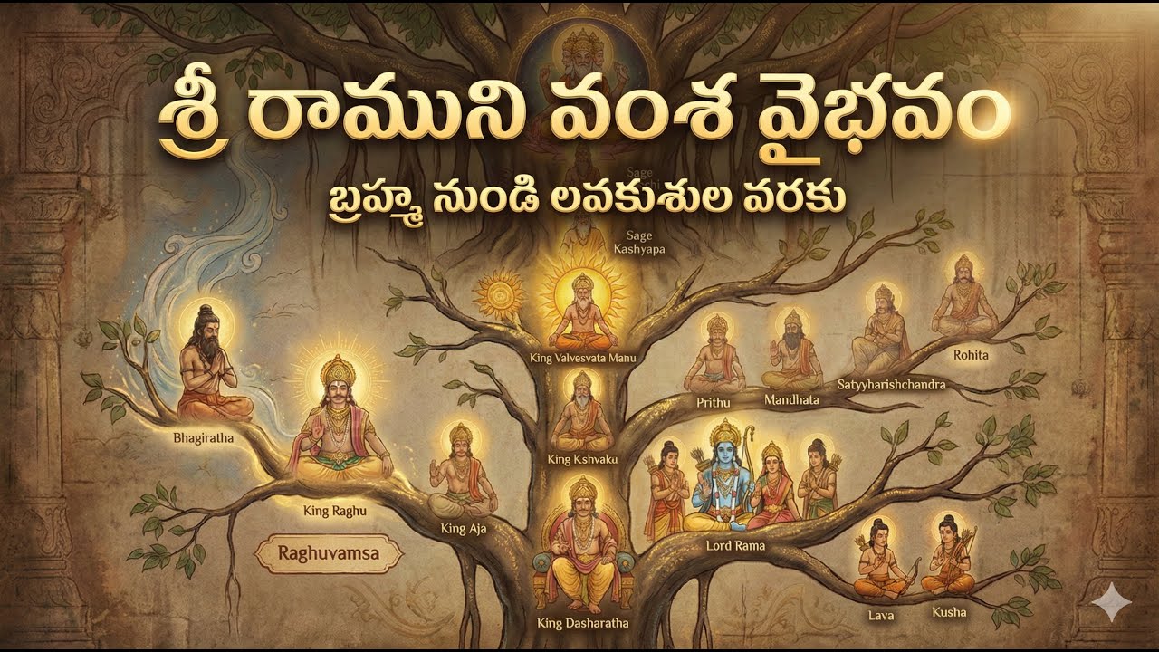 రఘువంశ తిలకం - శ్రీరామ చరిత్ర గీతం | Raghuvamsa Tilakam Telugu Devotional Song