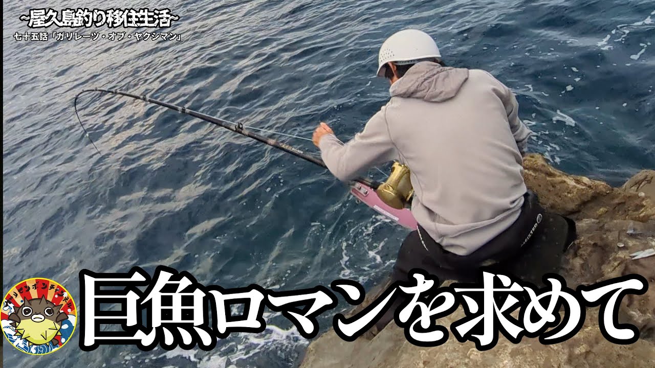 アラ竿をブチ曲げる南方底物達の楽園で一晩巨魚を狙ってみるとまさかの一投目で大物が喰らいつくの巻