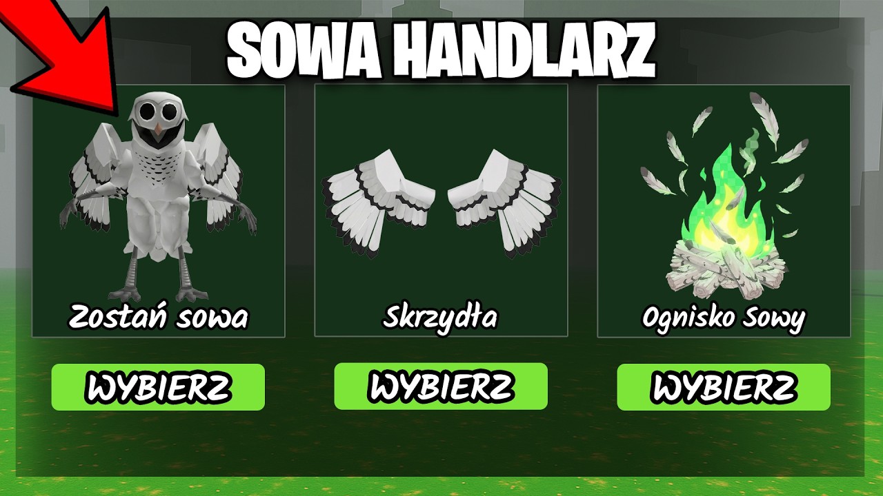 Sowa to HANDLARZ w 99 Nocy w Lesie Roblox!