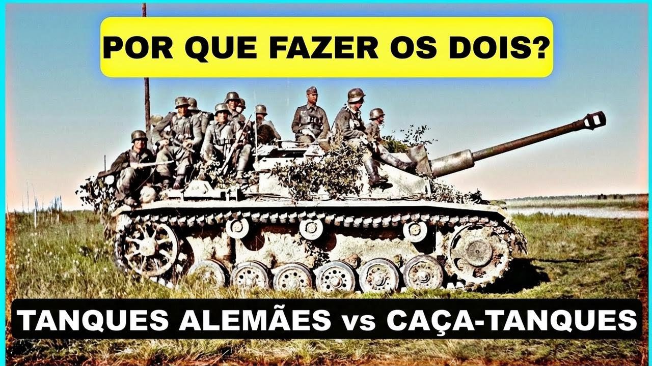 Além dos Panzers: Por que a Alemanha precisava de caças de tanques?