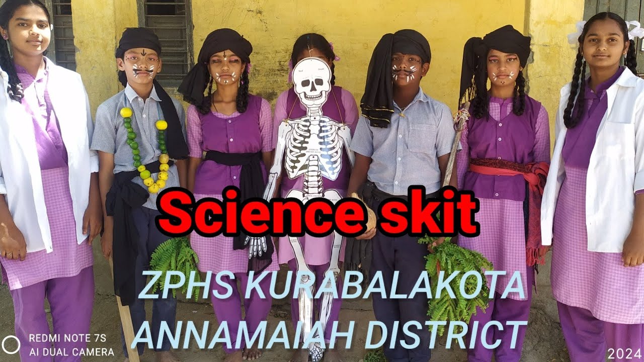 science skit(superstitions drama)zphs Kurabalakota