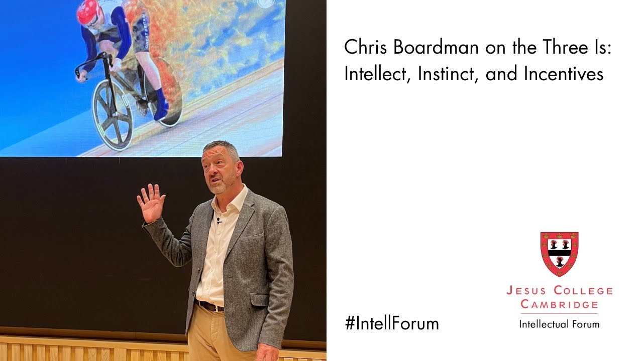 Chris Boardman on the Three Is: Intellect, Instinct, and Incentives
