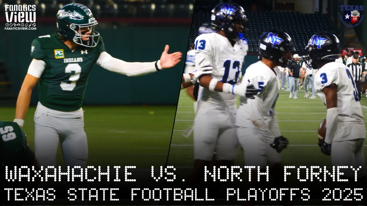 Waxahachie Indians vs. North Forney Falcons Highlights | Texas State High School Football Playoffs