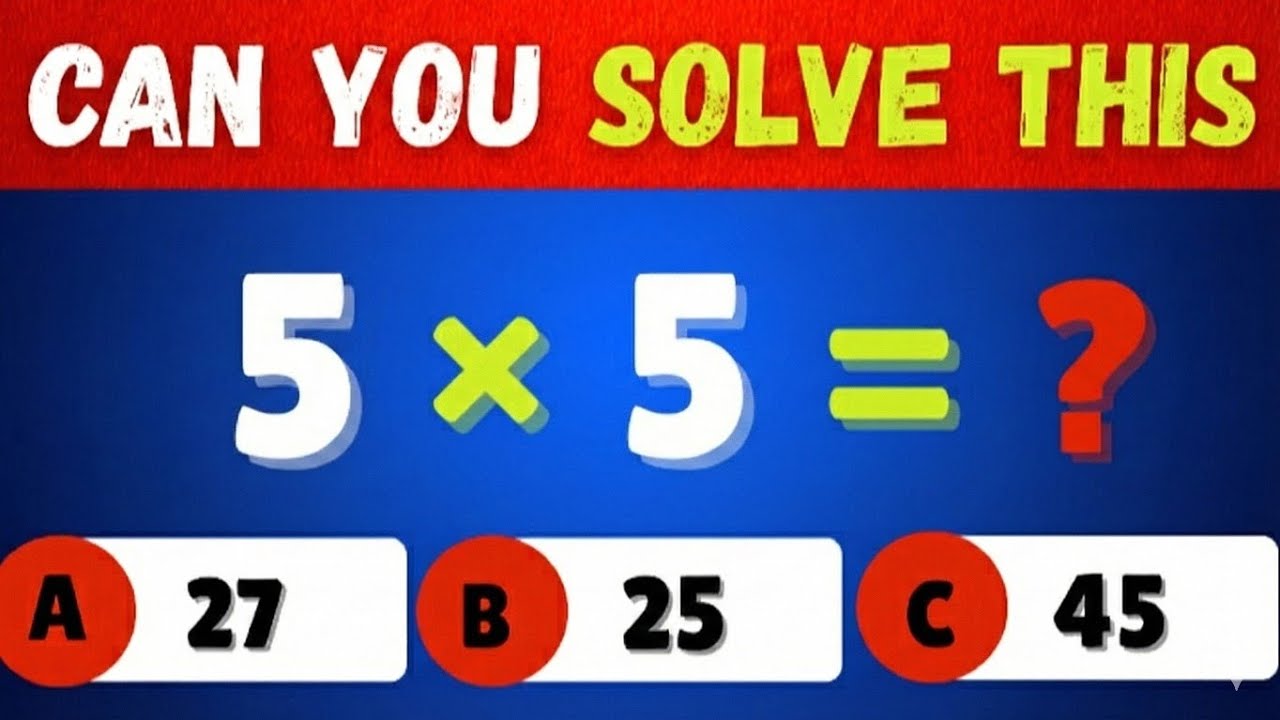 Solve the Amazing Maths Quiz 🧠|| Solve the Maths quiz ❓ || Maths Puzzle 🧩