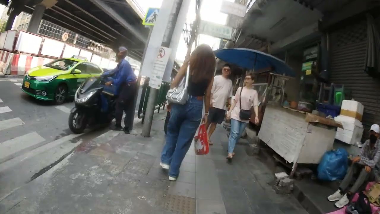 Walking in Bangkok 🇹🇭 | Uncut Raw Street Walk | No Talking, Real City Sounds part 96