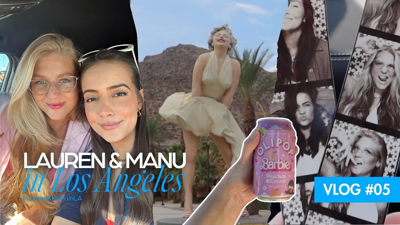 CONHECEMOS A CASA DA HANNA MONTANA E VIVEMOS UM TERREMOTO - #VLOG5 #LaurenEManuInLA
