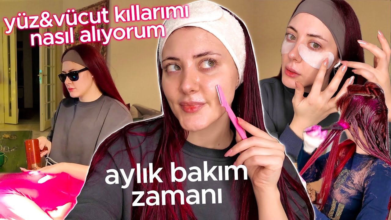 bakım günüm🧖‍♀️kıl tüy, saç, cilt ve bavul 🧳