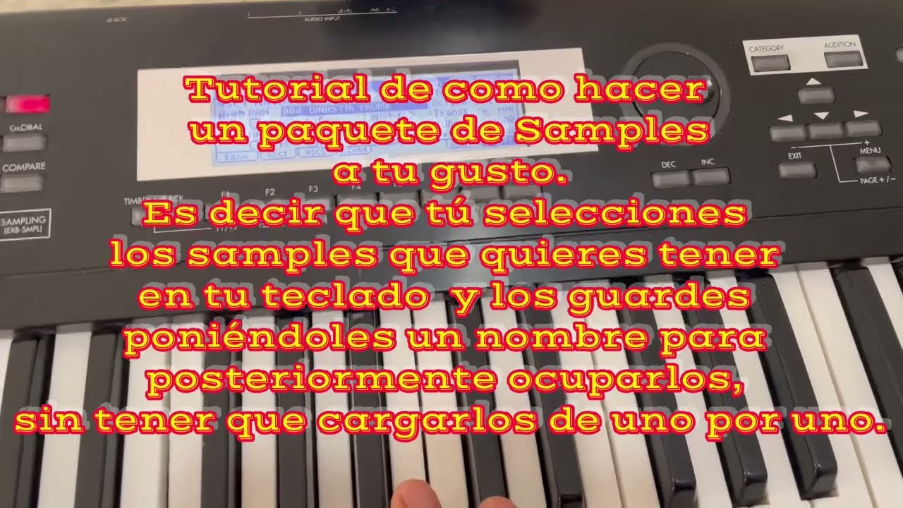 Samples Korg Tr, Lee, Extreme, hacer paquete de samples.