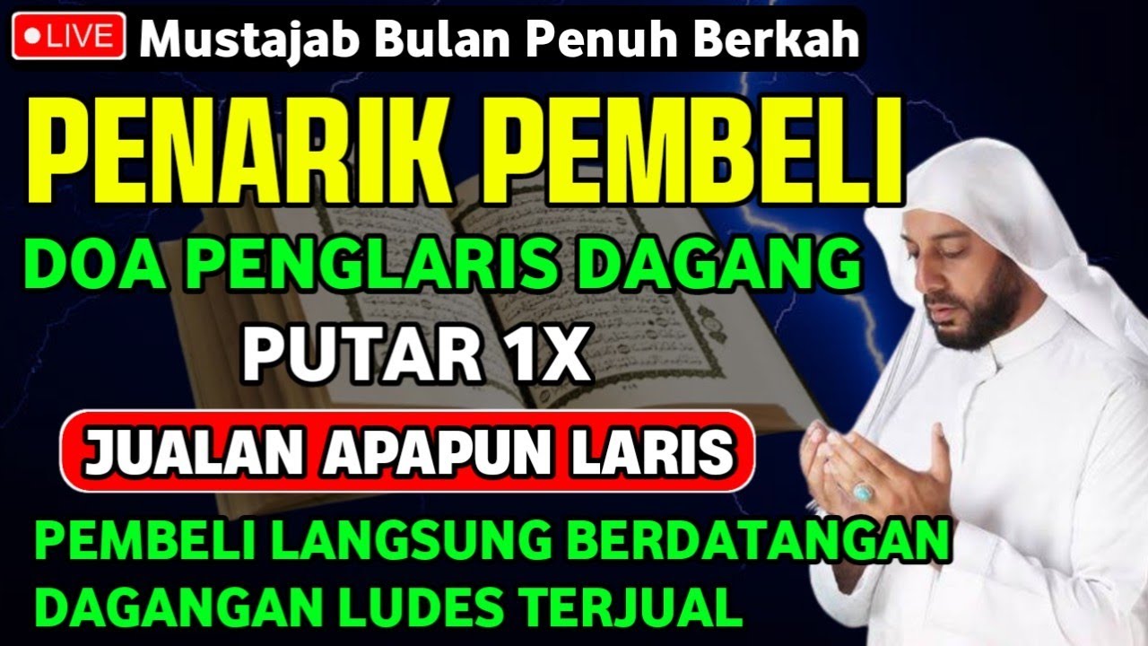 TERBUKTI LARIS❗PUTAR 1X PEMBELI RAMAI BERDATANGAN, DOA PELARIS DAGANG, DAGANGAN LUDES TERJUAL