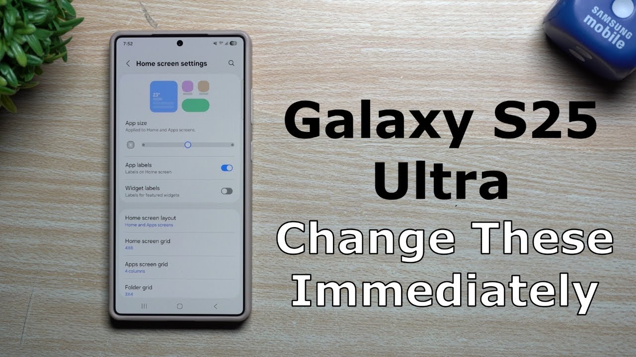 Galaxy S25 Ultra - Change These Settings Immediately