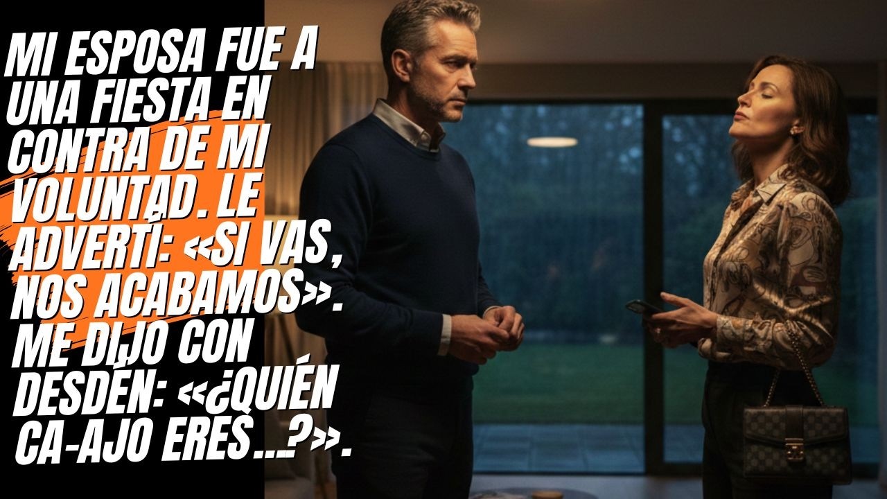 Ella se burló de mi advertencia y fue a la fiesta de todos modos. Esa noche lo cambió todo.