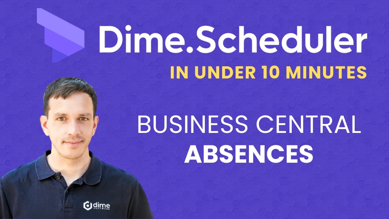 Planning absences with Dime.Scheduler and Microsoft Dynamics 365 Business Central