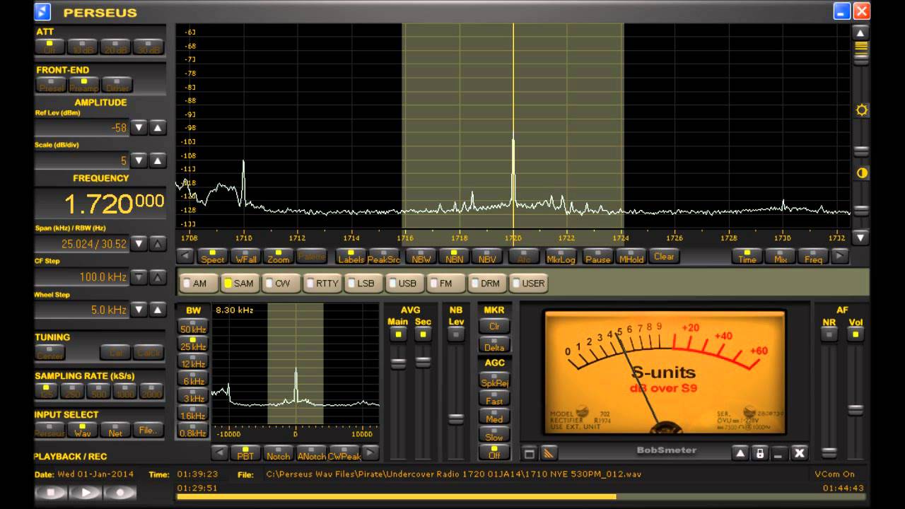 1720 kHz AM DX Pirate Undercover Radio discusses AM Band Medium Wave Operations