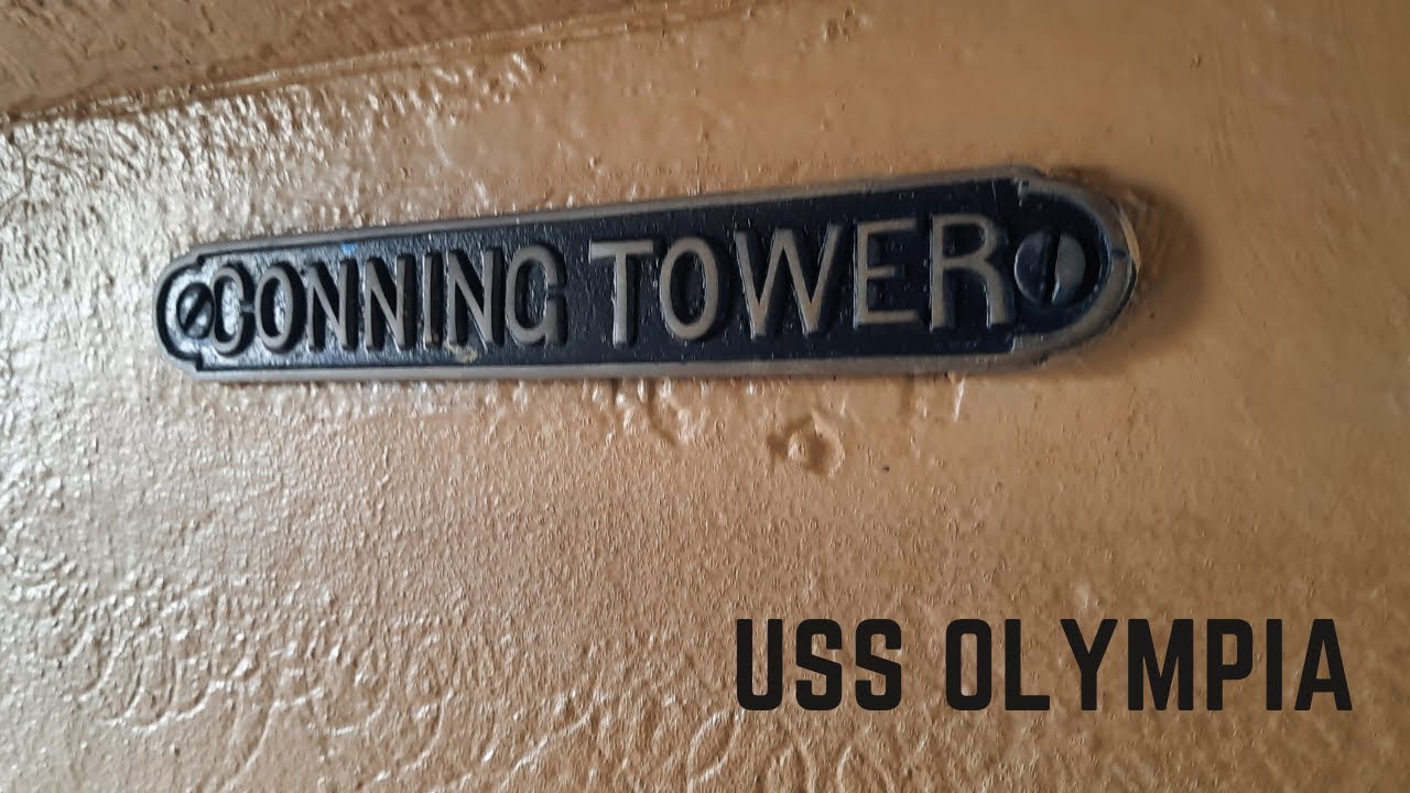 Внутри боевой рубки на USS Olympia