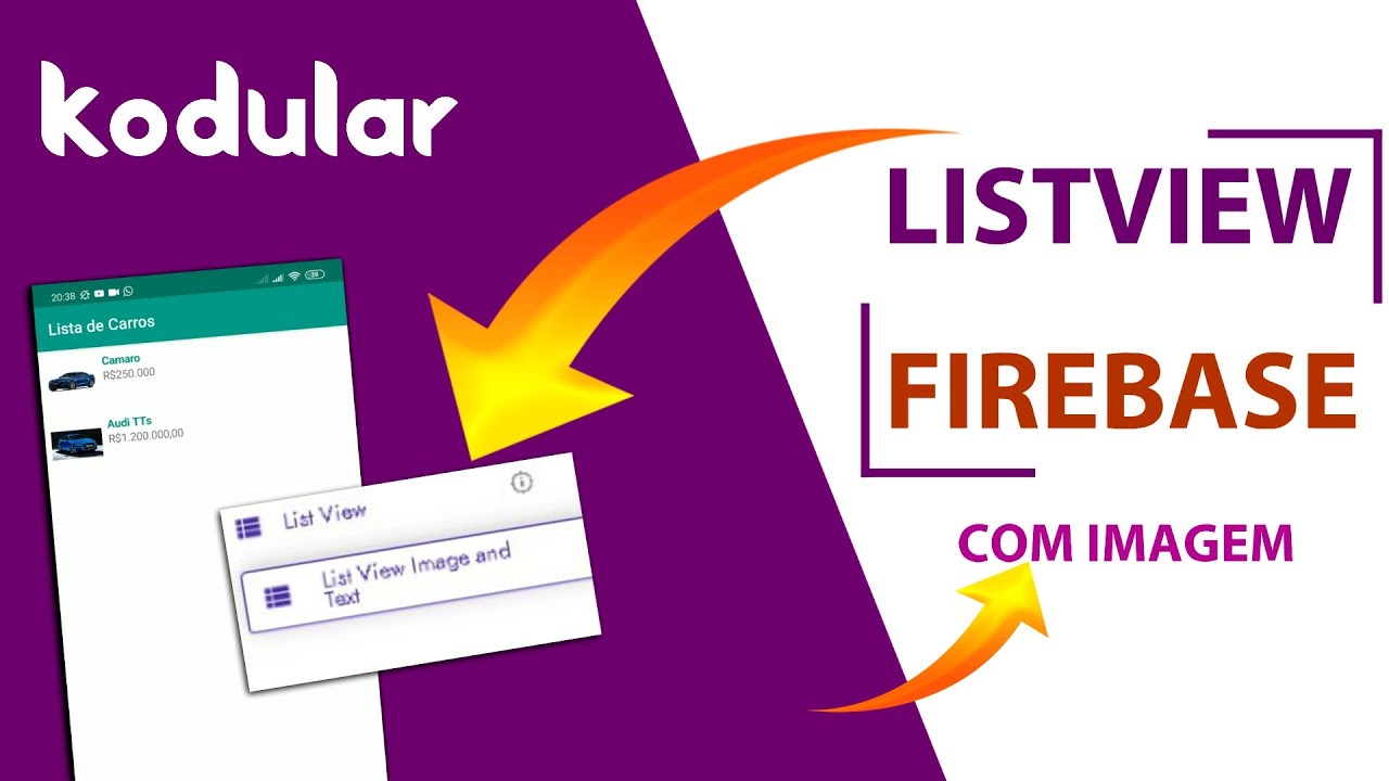 Listview com imagens usando o firebase