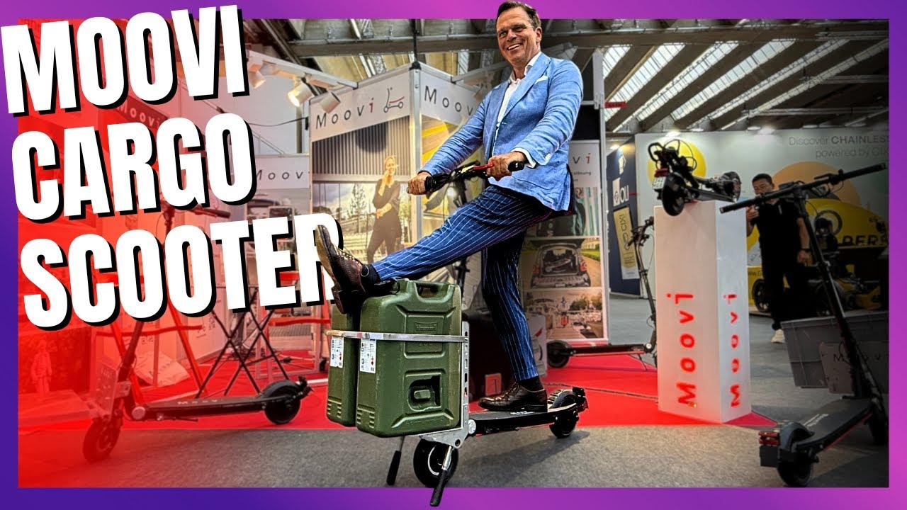 Moovi Cargo E-Scooter: Was kann der kleine leichte Lastenträger? 🛴🤯 #moovi #cargo #escooter
