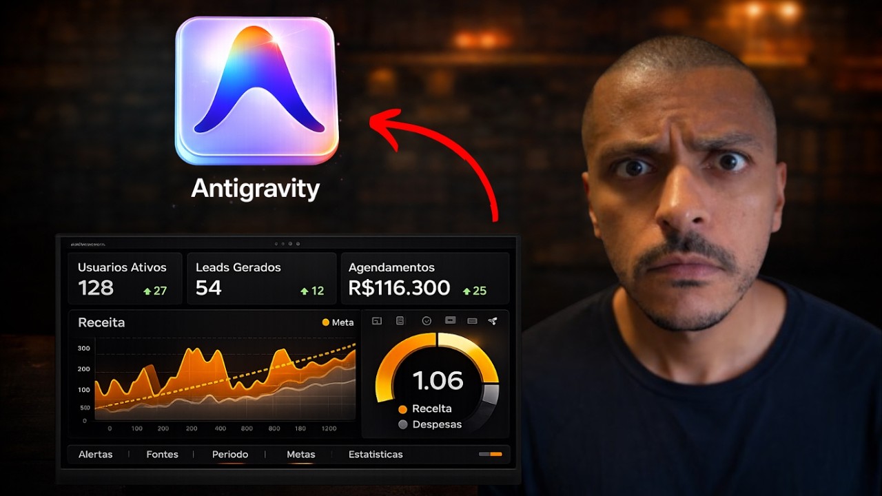 ABSURDO! O ANTIGRAVITY Criou um CRM Inteiro Sozinho (em 20 minutos)