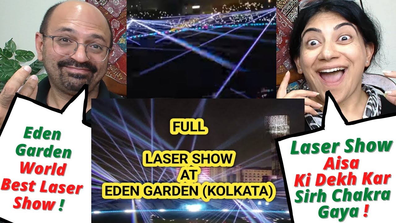 Eden Garden Kolkata का Light Show😍!! Ind vs SL 2 ODI | Laser Light Show Eden Garden🔥