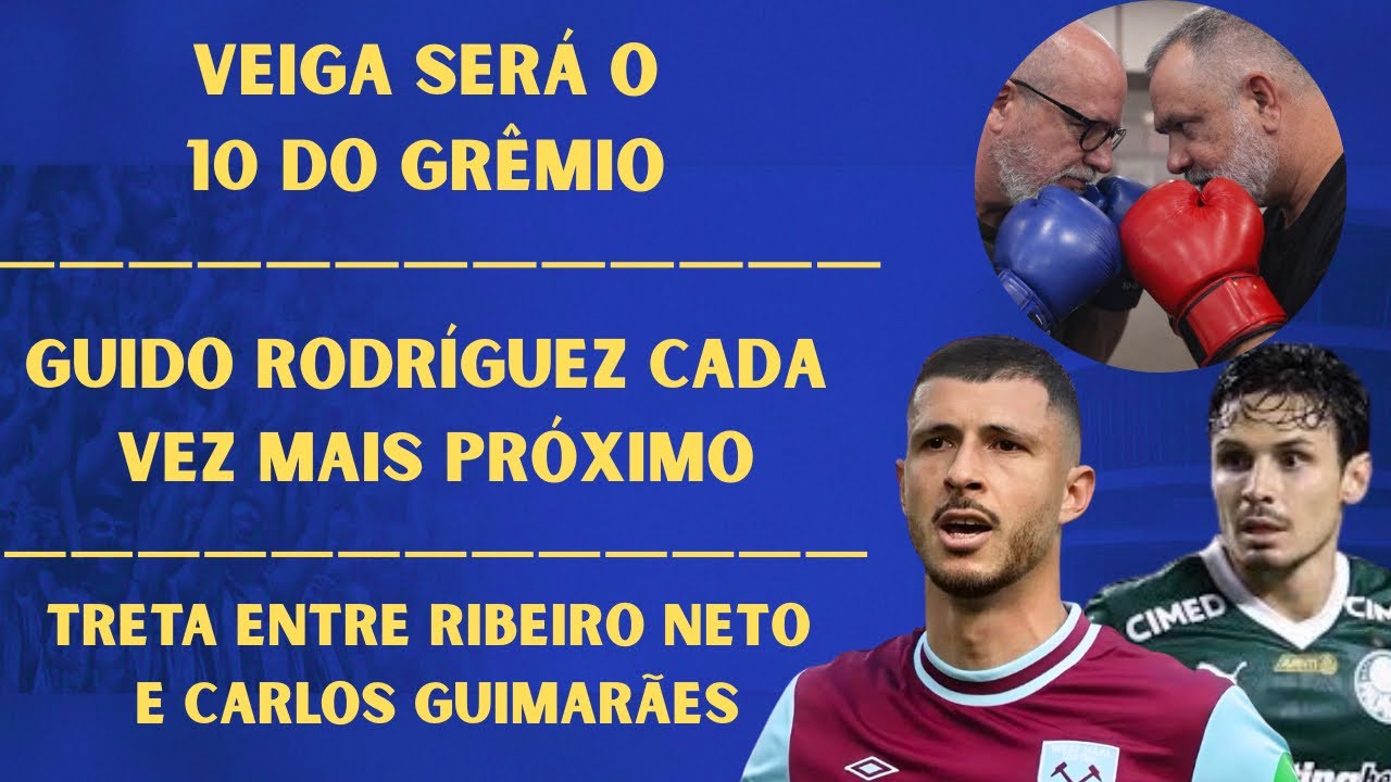 VEIGA SERÁ O NOSSO CAMISA 10?| GUIDO CADA VEZ MAIS PERTO | TRETA: RIBEIRO NETO E CARLOS GUIMARÃES