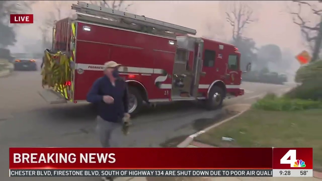 Altadena home saved live on air January 8, 2025