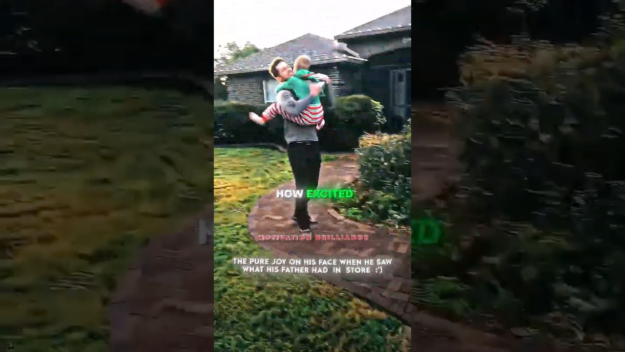 Boy THANKED DAD FIRST Before Touching The Gift 🥹😭