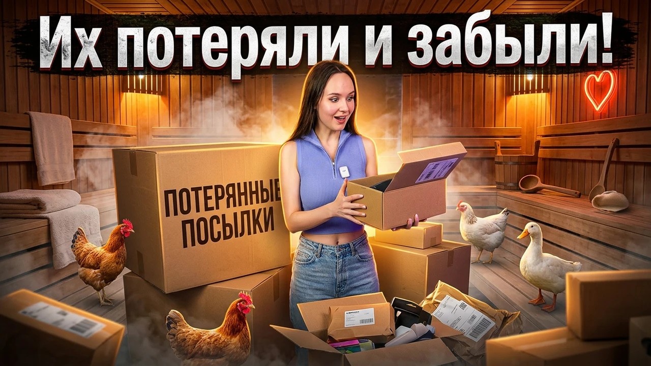Распаковываем потерянные посылки 😱 #распаковка