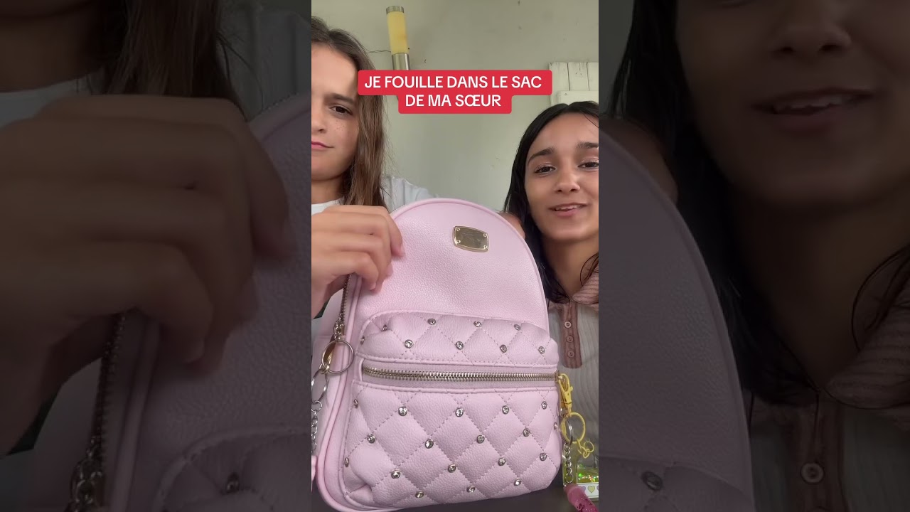 Je fouille le sac de ma s&oelig;ur #shortvideo