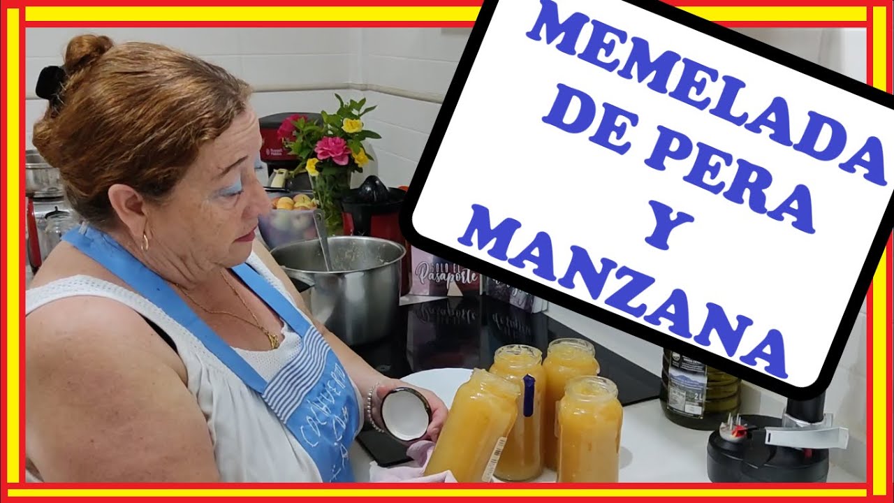 🍐🍎 Cómo hacer MERMELADA de PERA y MANZANA casera PASO A PASO ( 2021)