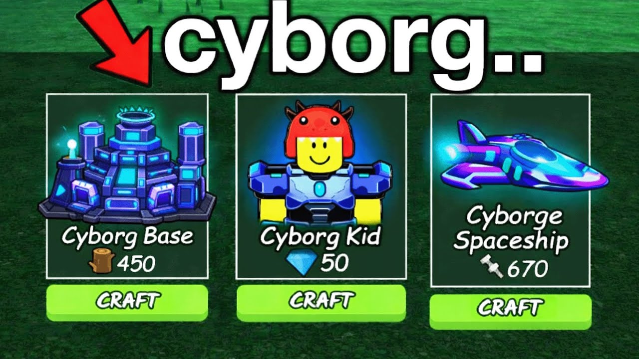 99 Nights But The Crafting Table Is CYBORG!