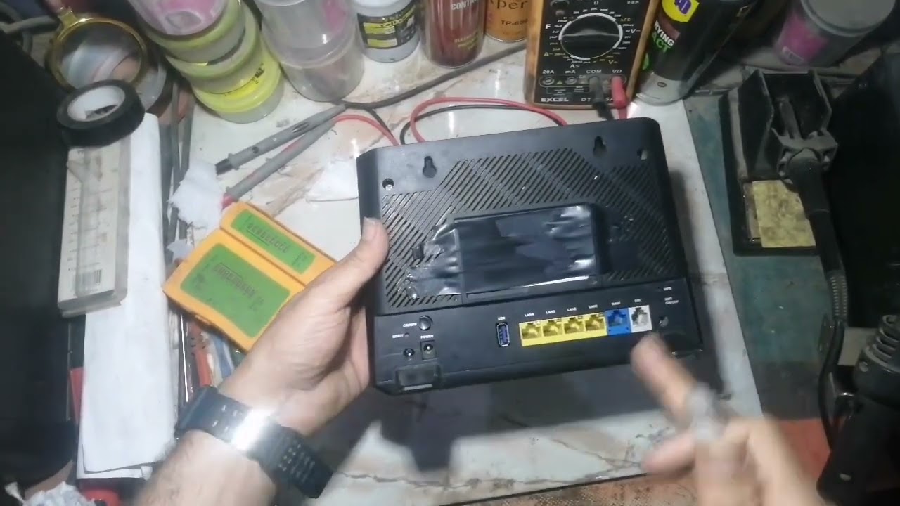 اسباب فصل او عطل الروتر باور (خطوات لابد من اتخاذها) router power not turn on @YasserKamel1