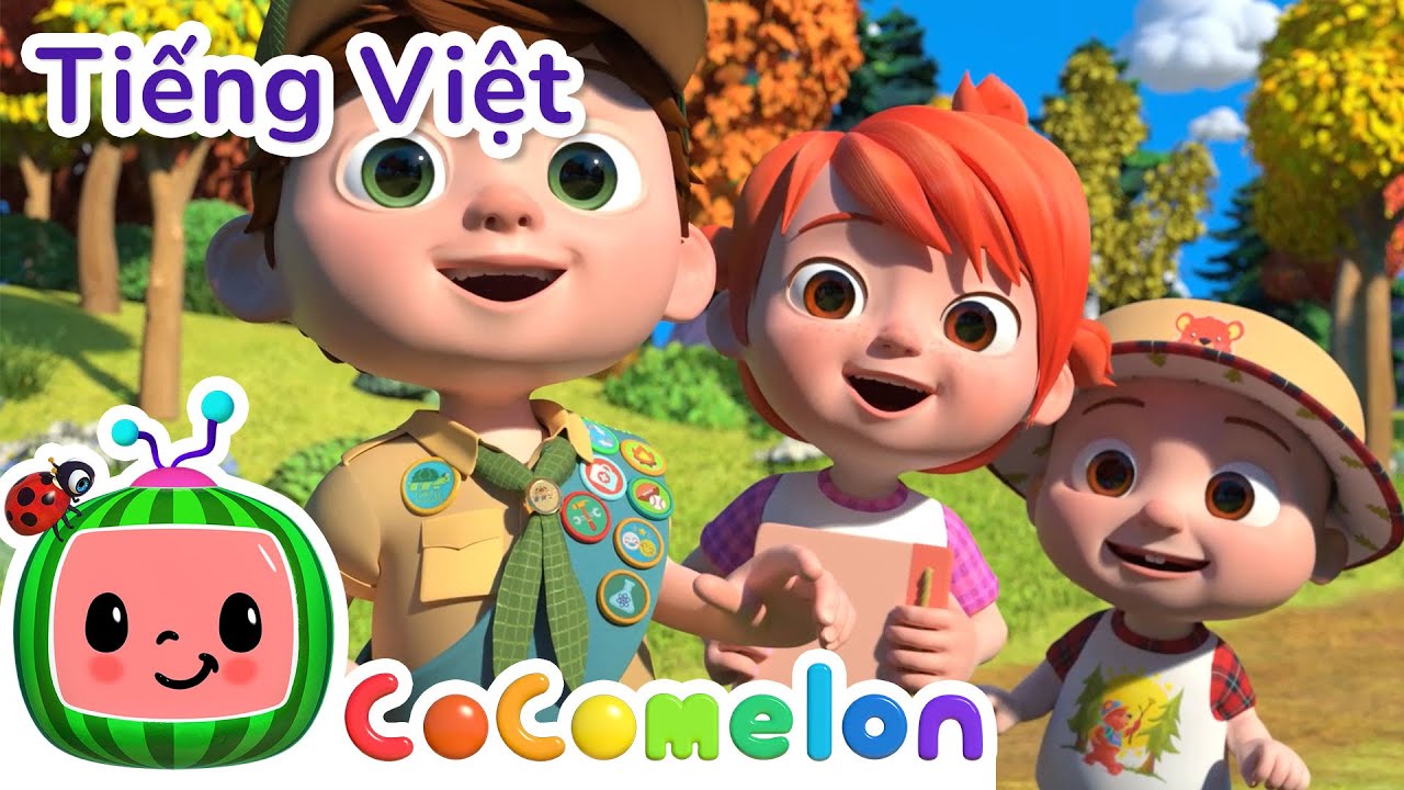 Đi Bộ Giữa Thiên Nhiên | CoComelon Lồng tiếng việt - Karaoke dành cho trẻ em
