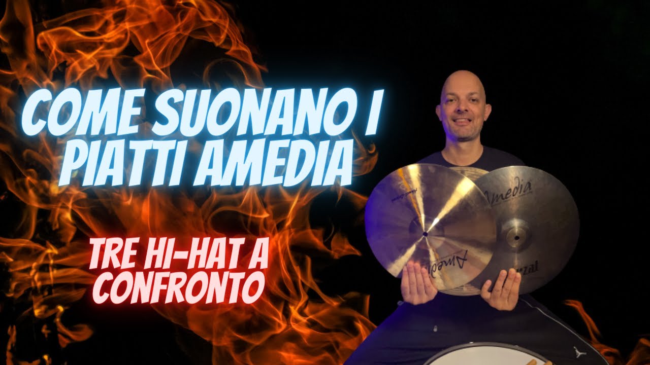COME SUONANO I PIATTI AMEDIA - TRE HI HAT A CONFRONTO
