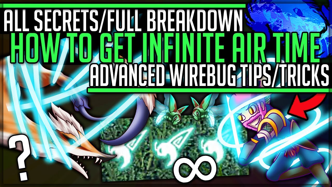 INFINITE AIR TIME - Secrets of the Wirebug - Full Movement Guide - Monster Hunter Rise! #rise