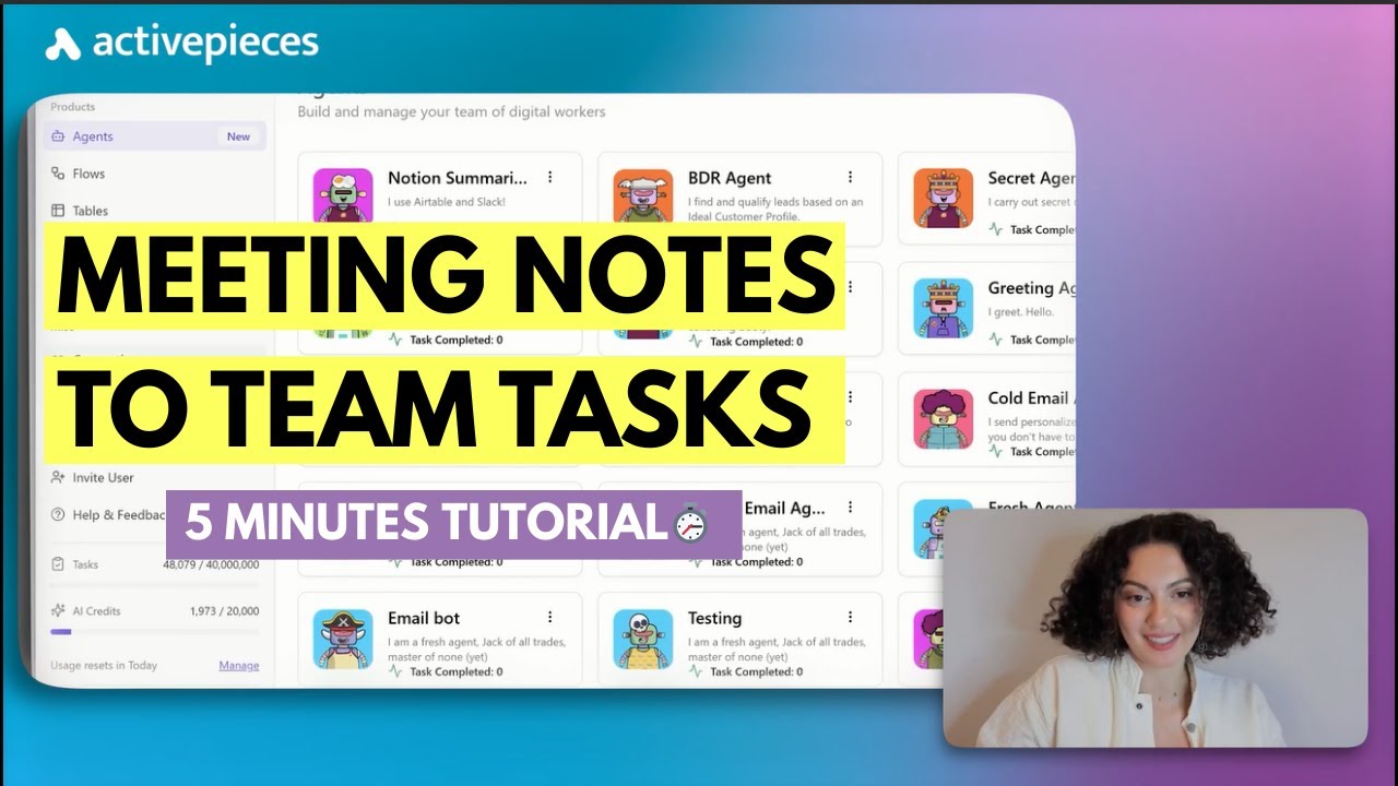 Automate Team Tasks form Meetings Notes in 5 Minutes | Fireflies + Asana