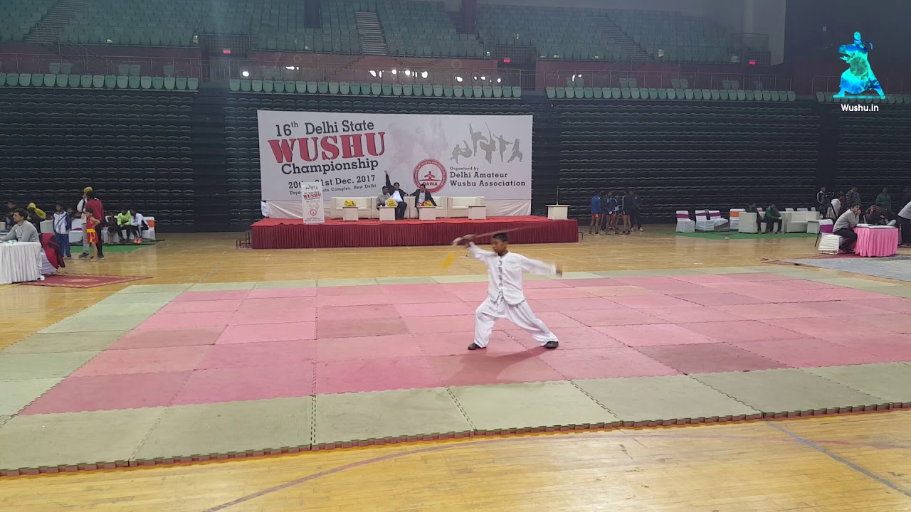 Delhi State Wushu Competition 2017 Taijijian Sub Junior