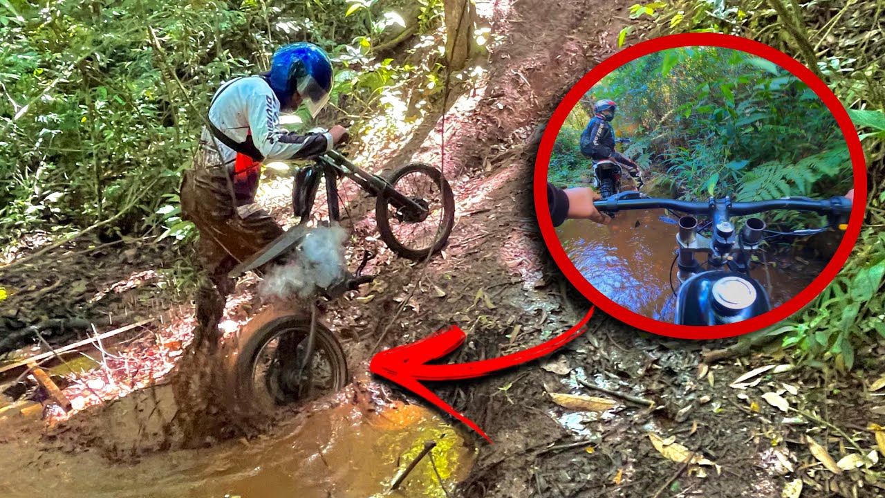 Teste EXTREMO com a MOTORIZADA DE TRILHA | motorizando