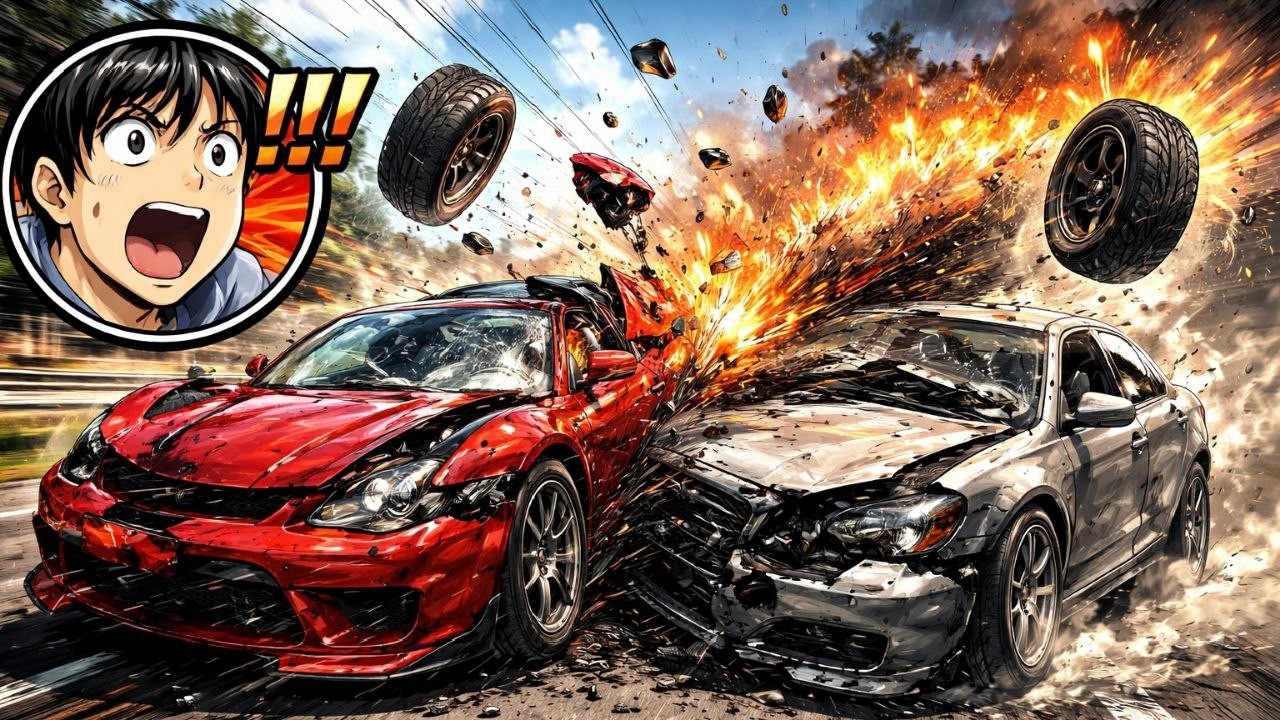 Realistic High-Speed Car Crashes in BeamNG.Drive #12