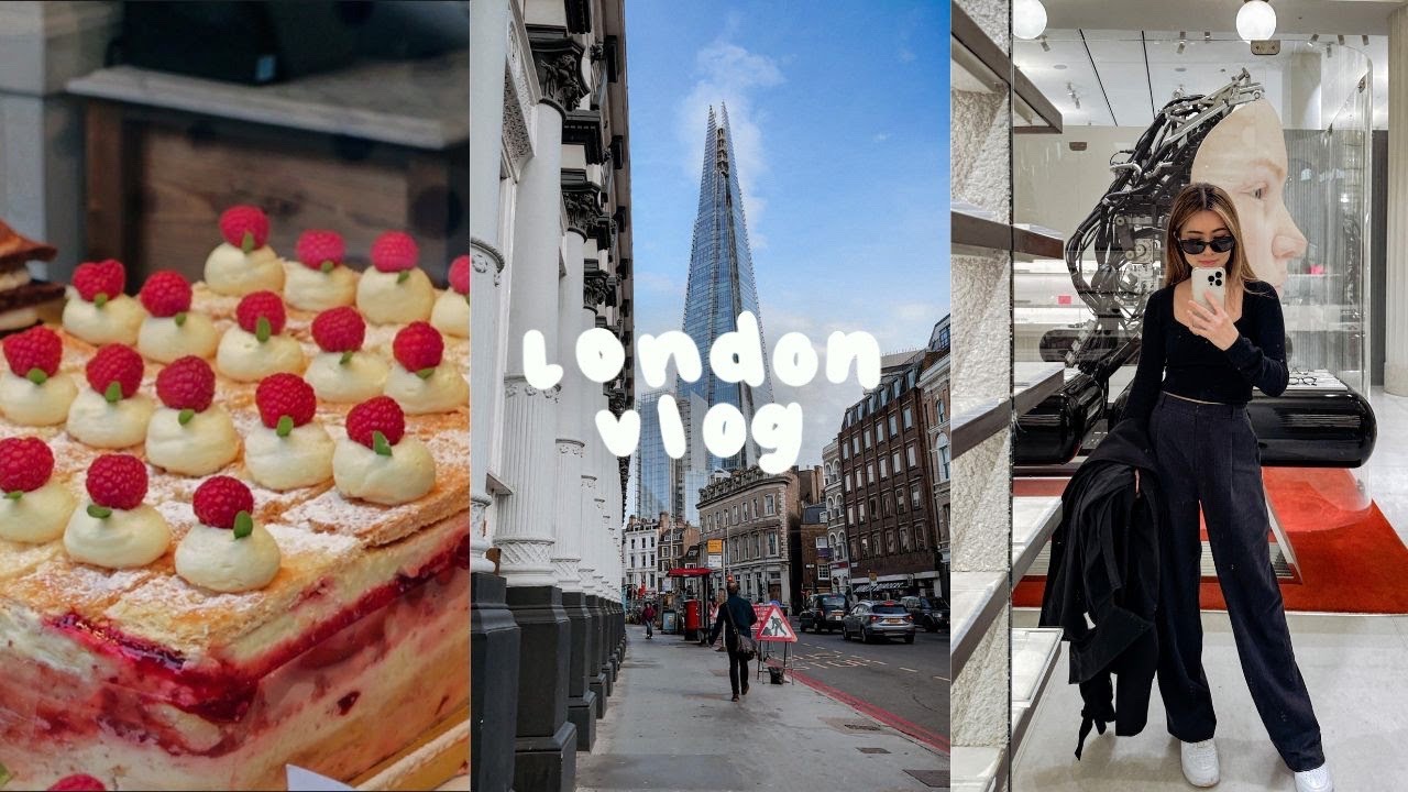 london vlog 🍰 borough market street food, cute cafes, shopping at selfridges