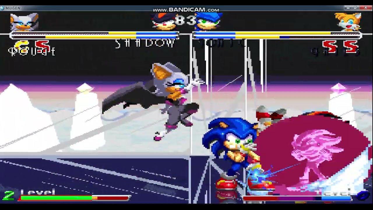 SFF2 PAIRS TOURNAMENT LOSERS BRACKET FINALS MATCH SHADOW AND ROUGE VS SONIC AND TAILS (REMATCH)