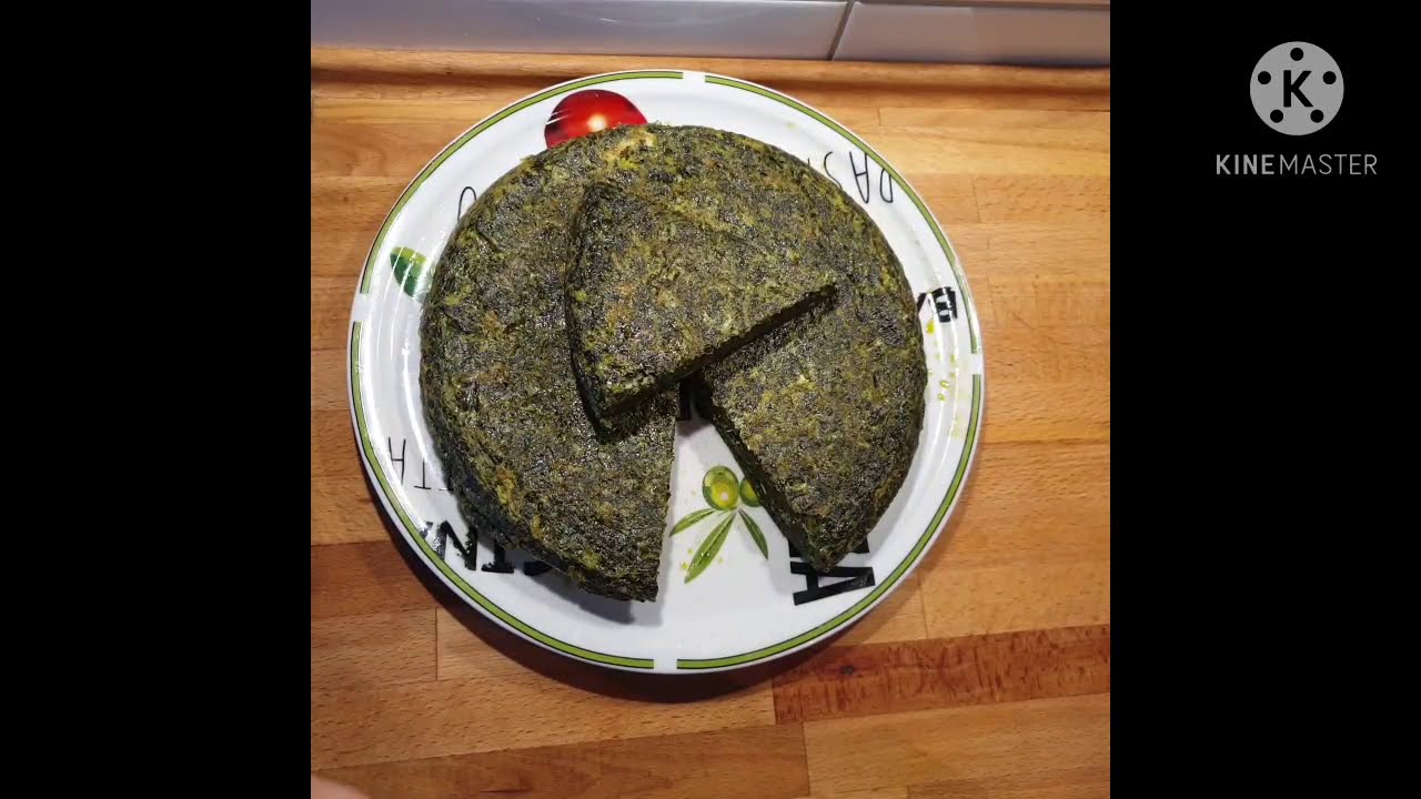 Tortilla de espinacas facil y rapida