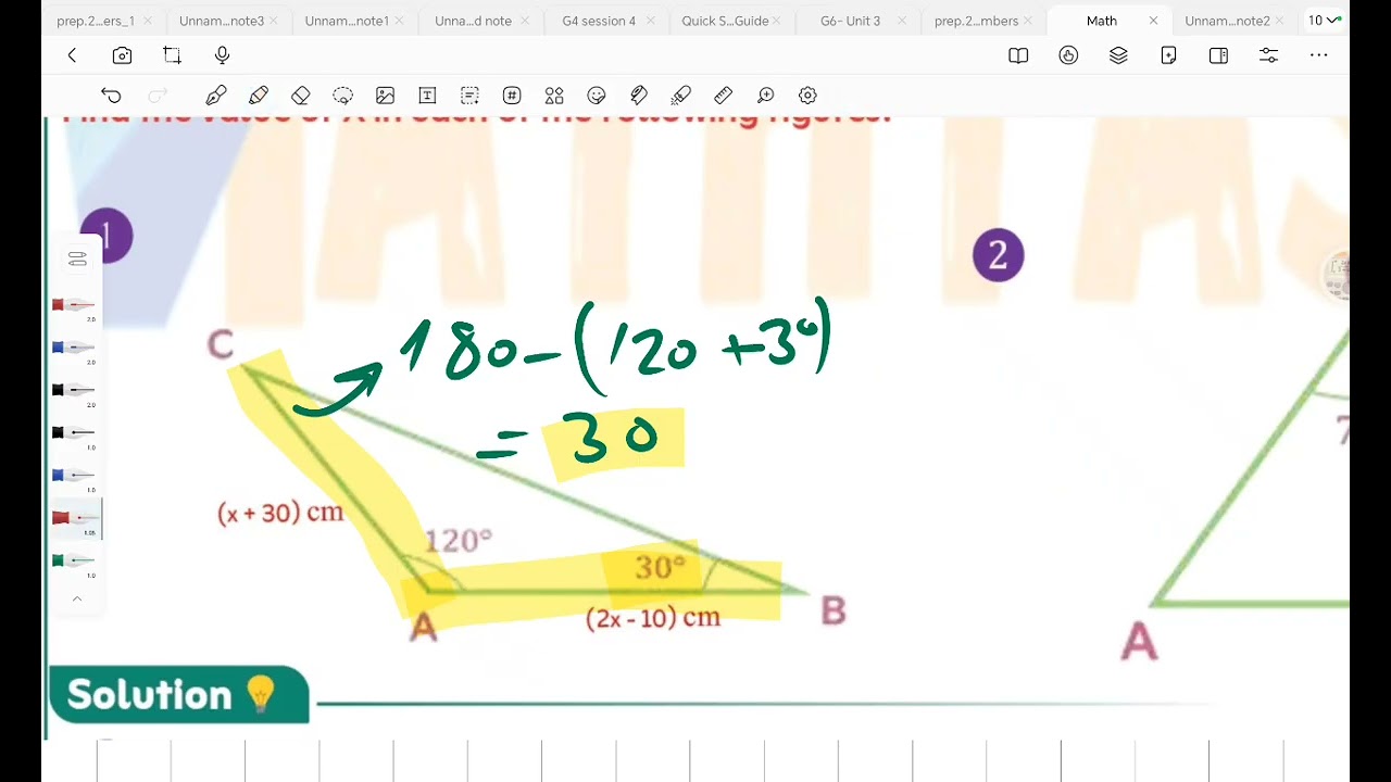 Isosceles triangle 