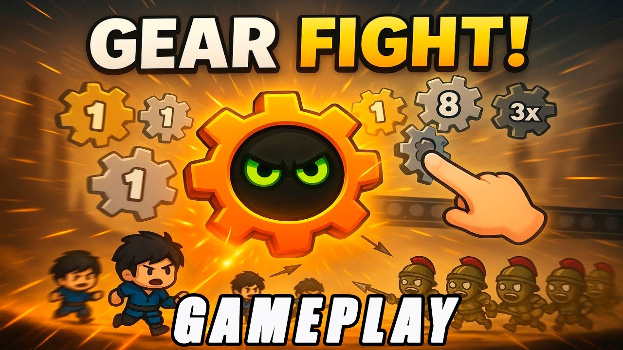 Gear Fight! Gameplay. Геймплей.