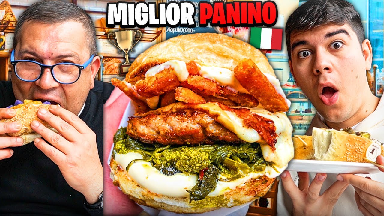 🍔 Mangiamo IL PANINO PIÙ BUONO D'ITALIA!! Primo Posto in Italia 🇮🇹