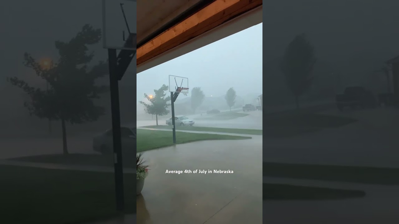 Nice 70 mph winds #storm #nebraska #4thofjuly #rain #nature