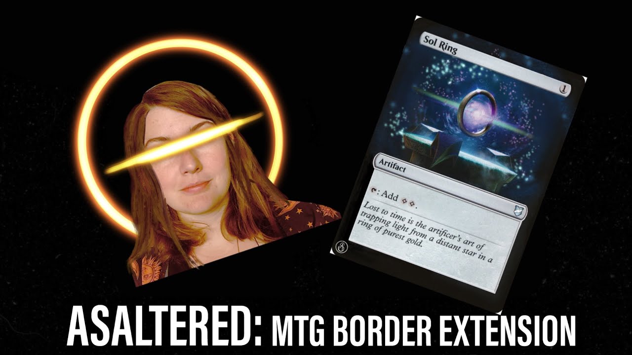 Sol Ring: Magic the Gathering Altered Card EDH